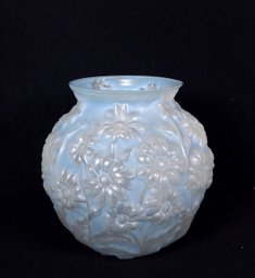 Antique Fenix Consolidated Glass Blue Opalescent Vase