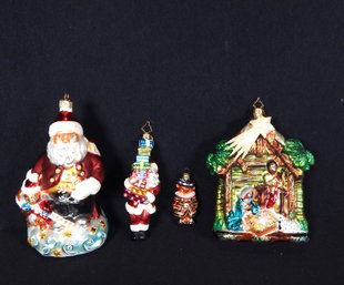 Lot Original Christopher RADKO Christmas Ornaments