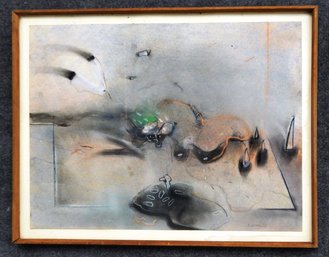 Buff Haney (1916 - 2003) Abstract Watercolor Painting