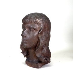 Assen Peikov (1908 - 1973) Bronze Woman Head Sculpture