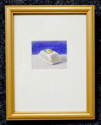 Lynn MOWRER (XX Century) Watercolor Of Cake