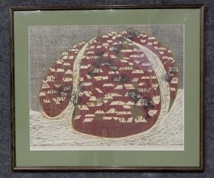 P.W. CROCKER Winter Kaleidoscope Limited Edition Lithograph