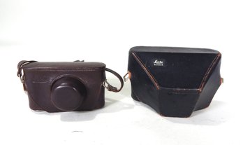 Lot 2 Vintage Camera Cases: Leica,leitz