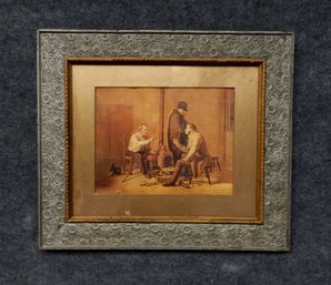 William Sidney Mount(1807 - 1868) ' The Long Story' Framed Print