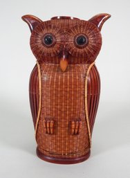 Vintage MCM Owl Vase