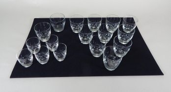 Set Of Simple Clean Line Glasses