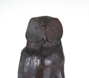 Charles Reussner (1886 - 1961) OWL Bronze Sculpture