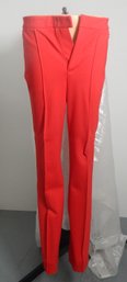 Women's Anthropologie 'the Essential Trouser' Red Size 4