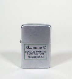 Vintage ZIPPO Advertising Lighter Chas. Miller Co