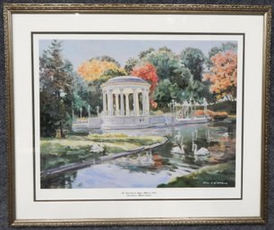 Framed Print Roger Williams Park Bandstand