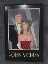 Robin Morris ' Opening Night' Poster, Signed In Marker