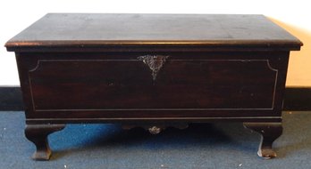 Vintage Black Footed Cedar Chest