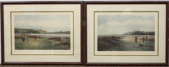 Pair Of Golfing Prints