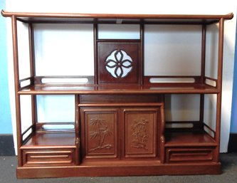 Vintage Chinese Teak Console