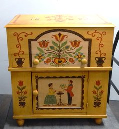 Peter Hunt Style Painted Cabinet