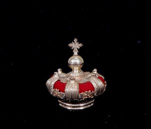 Antique Italian Madonna Silver Crown
