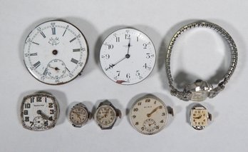 Vintage Robot Watch And Mechanical Watch Movements