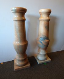 Pair Of Marble Pedestals