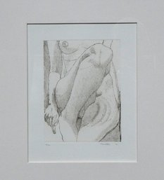 Philip Pearlstein (1924 - 2022) Signed Nude Engraving