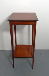 Mahogany Veneered Table With Inlay