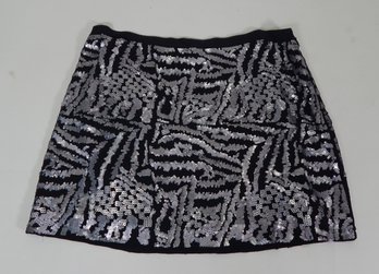 Theory Women's Sequined Mini Skirt Size 2