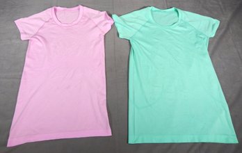 Lululemon Pair Of Womens Tshirts