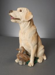 Seated Yellow Labrador Made By Livingstone
