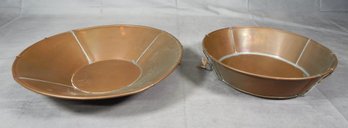 Solid Copper Mining Pans