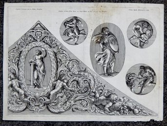 Pietro Aquila (1630 - 1692) Original 17th Century Engraving