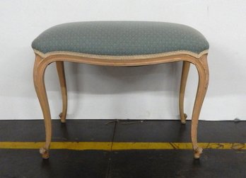 Vintage French Provincial Style Upholstered Stool