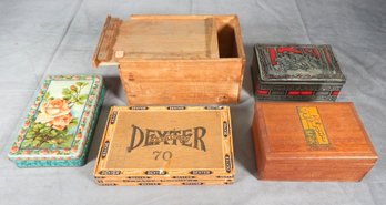 Lot Of Vintage Boxes