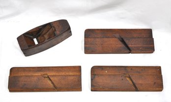 Lot 4 Antique Wood Planes By Various Makers