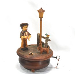 Vintage Anri Thorens Wooden Handmade Swiss Music Box