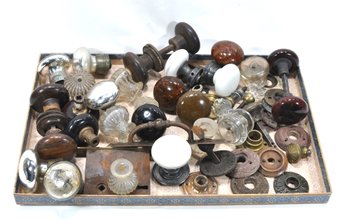Lot Of Assorted Antique & Vintage Doorknobs Hardware