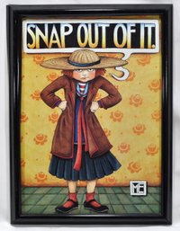 ' Snap Out Of It' Framed Vintage Poster