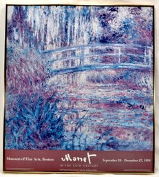 Monet Exhibition Framed Museum Poster
