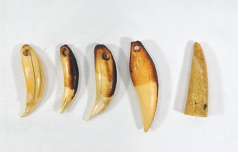 Ancient Bear Tooth Charms