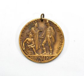 1951 Bronze Medal - Norwalk Connecticut 300th Anniversary 1640 Ludlow