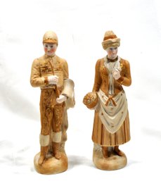Vintage Couple Staffordshire Figurines