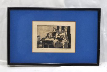 Robert Moore (Born 1921) Still Life Etching