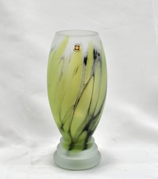 TARNOWIEC Handblown Art Glass Vase - Handmade In Poland