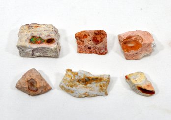 Lot Of Stones With Crystal Inclusions