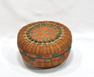 Antique Asian Woven Basket