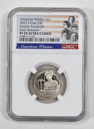 2023-S Early Releases American Women Eleanor Roosevelt 25c PF69 ULTRA CAMEO NGC