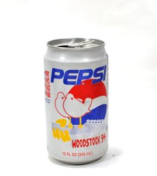 Pepsi Cola Woodstock 94 Music Festival Soda Pop Can 1994