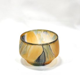 Small Vintage REUVEN Nouveau Art Glass Bowl