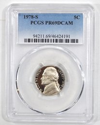 1978-S Jefferson Nickel 5c PR69DCAM PCGS