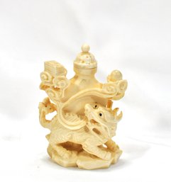 Antique Hand Carved Dragon Snuff Bottle