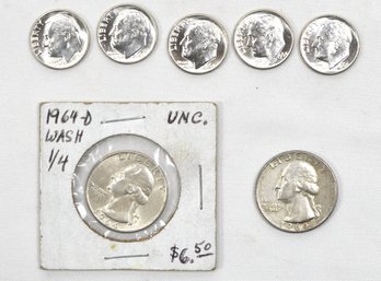 US Silver Coin Lot - BU
