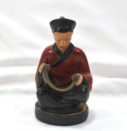 Vintage Mid Century Alexander Backer CO ABCO Chinese Man Reading A Scroll